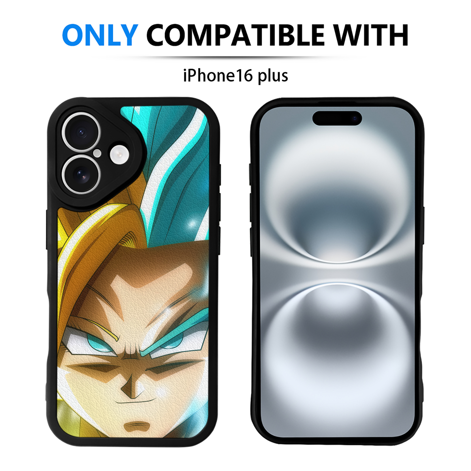 （画像用） ドラゴンボール DRAGON BALL 【iPhone 16シリーズ対応】シリコンスマホケース（レザー調） 材質：シリコン
